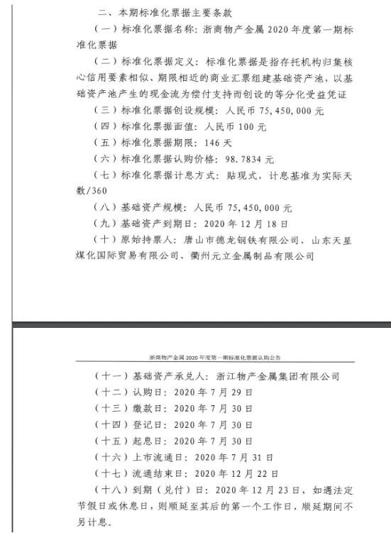 最低利率2.3%!票交所首批14家企业标准化票据存托发行